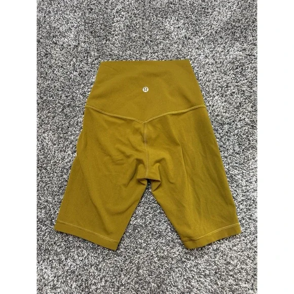 Lululemon Shorts Womens Size 0 Gold Spice Align‎ Short 8" Inseam - Picture 2 of 3